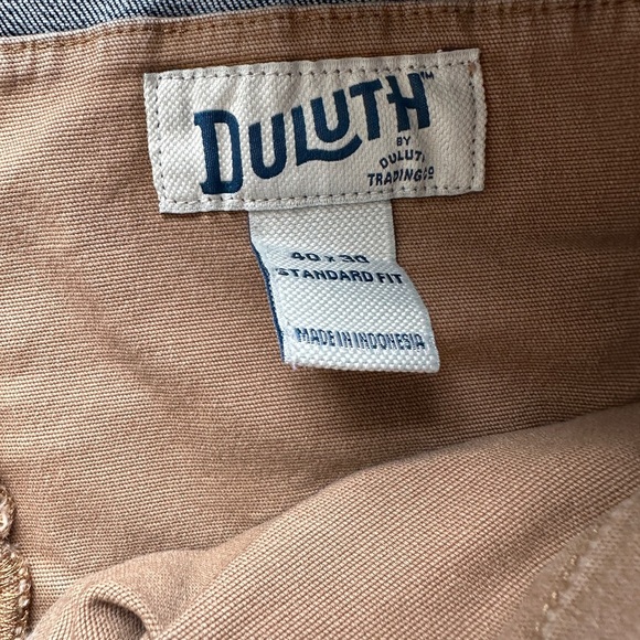 Duluth Medium Wash Ballroom Double Flex Standard Fit Denim Blue Jeans Mens 40x30 - Picture 2 of 11